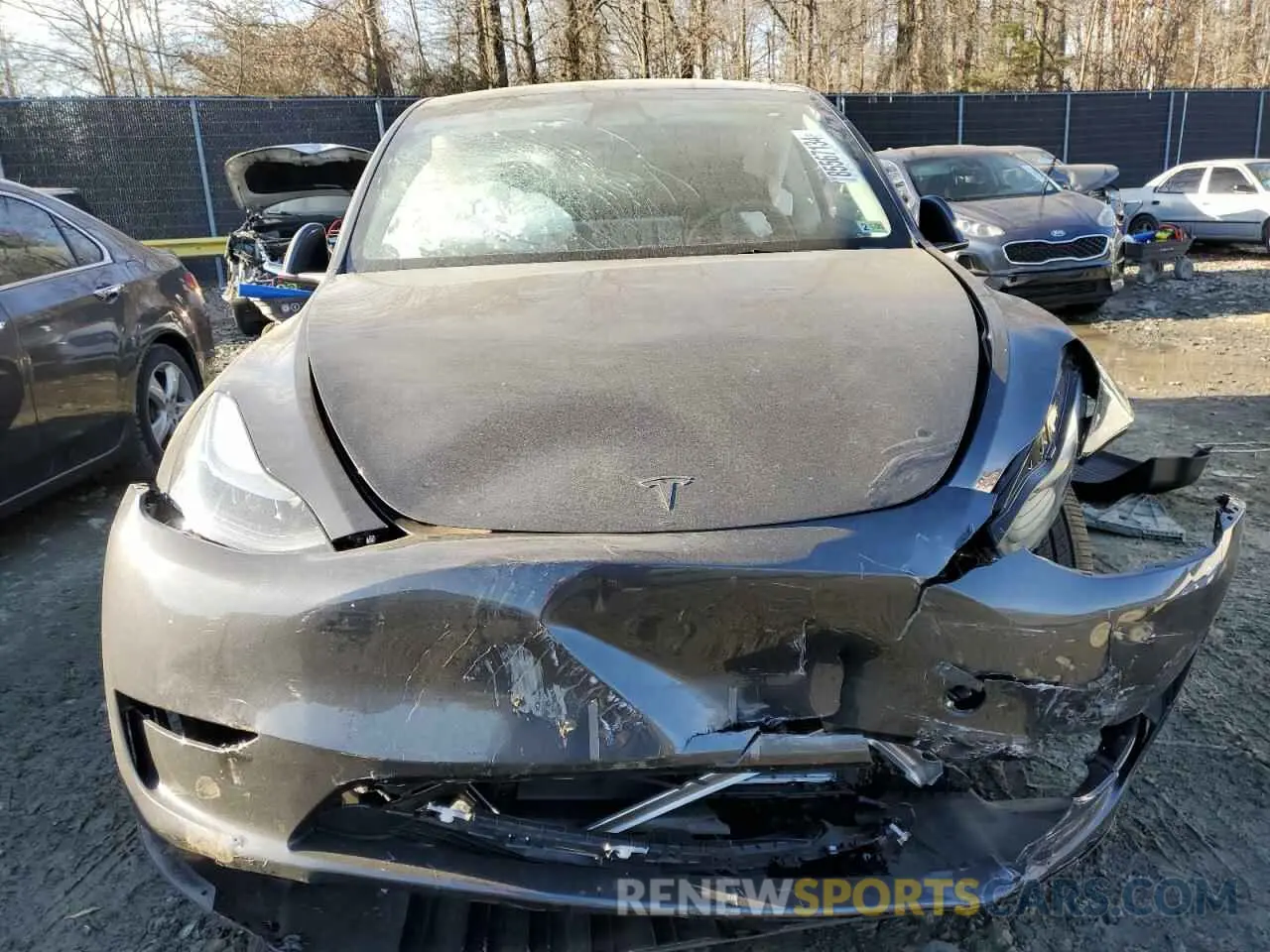 5 fotografías del automóvil dañado 7SAYGDEE9RA222948 TESLA MODEL Y 2024