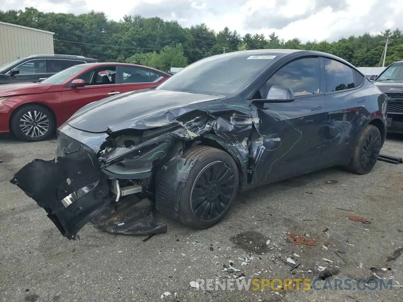 1 fotografías del automóvil dañado 7SAYGDEE9RA227129 TESLA MODEL Y 2024