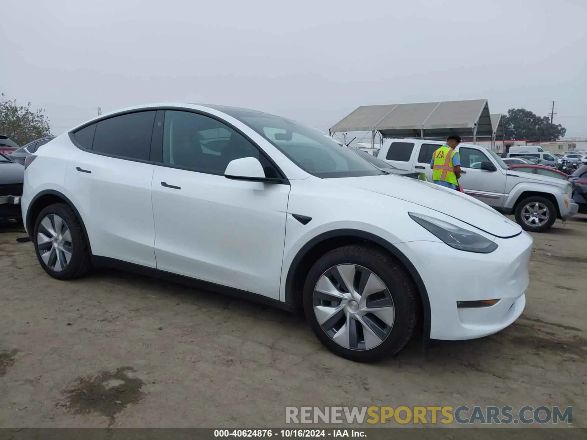 1 fotografías del automóvil dañado 7SAYGDEE9RA260003 TESLA MODEL Y 2024