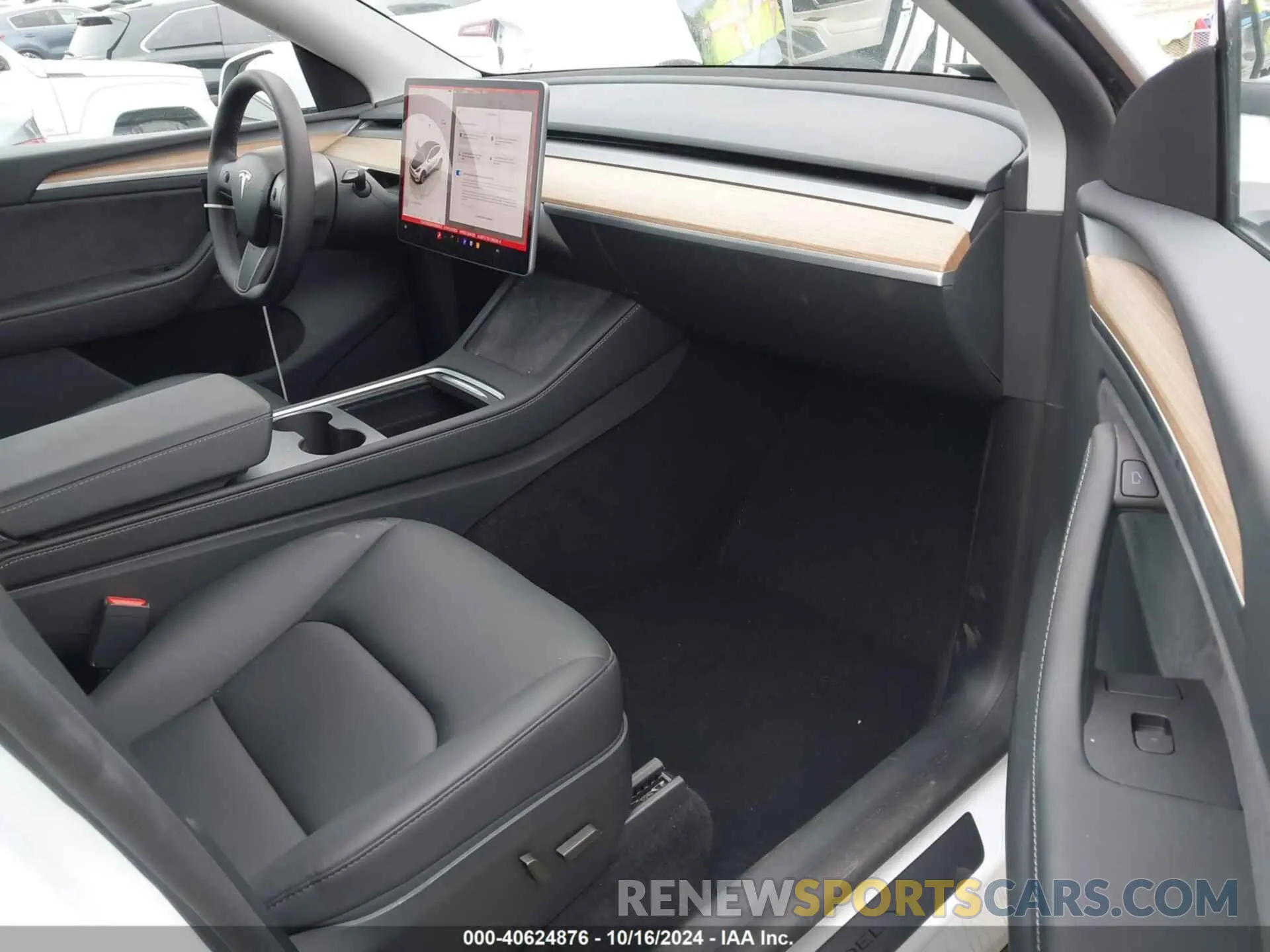 5 fotografías del automóvil dañado 7SAYGDEE9RA260003 TESLA MODEL Y 2024