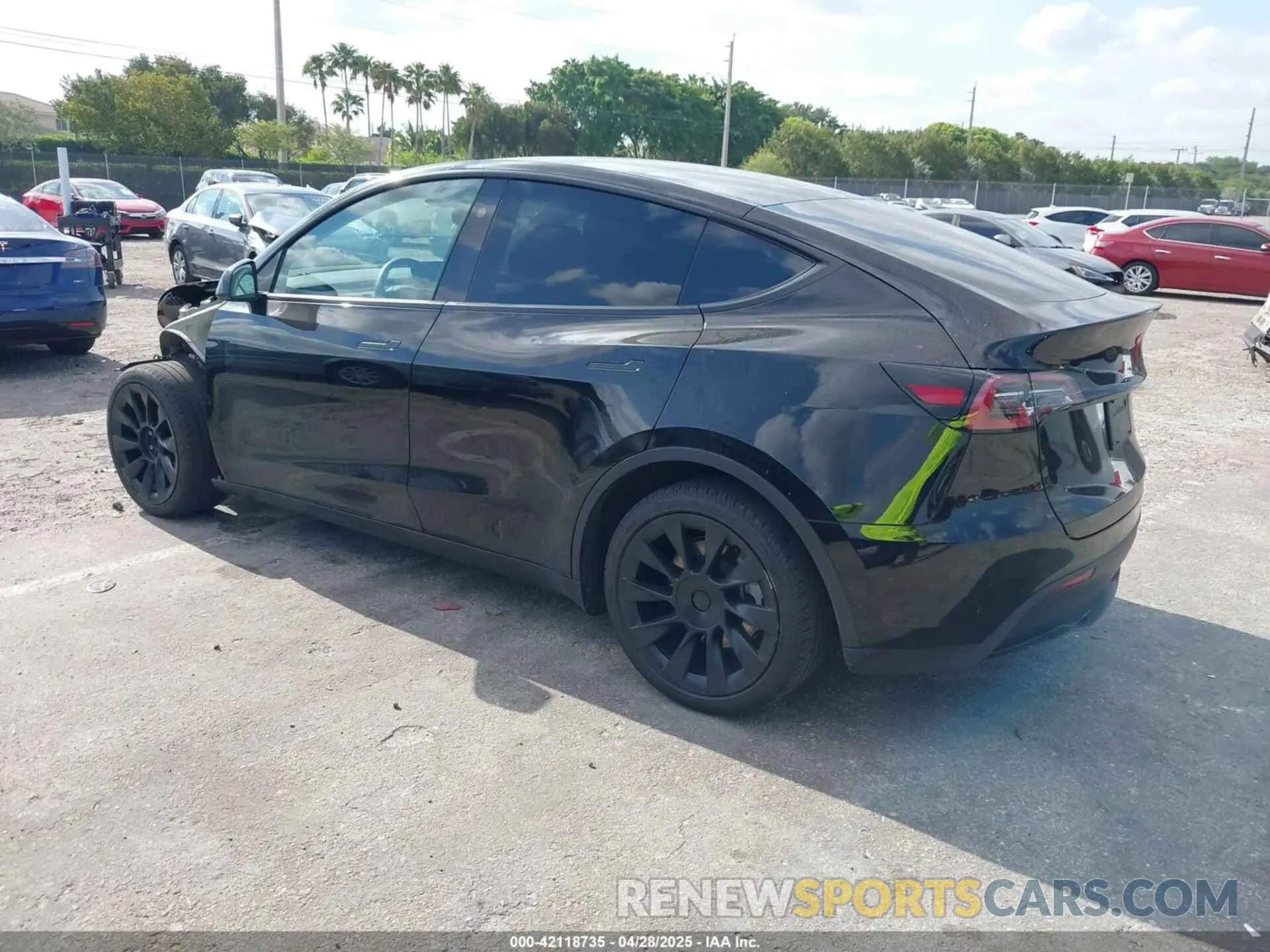 3 fotografías del automóvil dañado 7SAYGDEE9RA293261 TESLA MODEL Y 2024