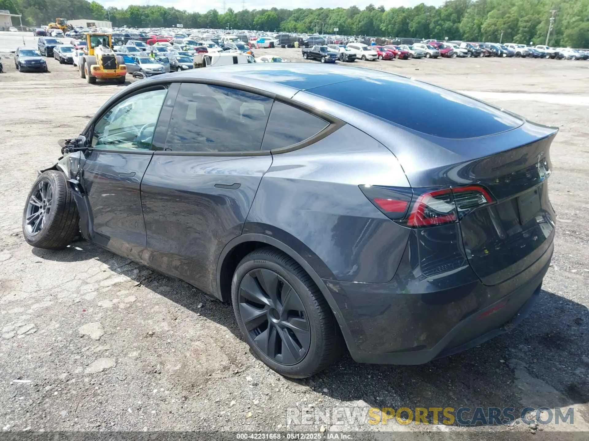 3 fotografías del automóvil dañado 7SAYGDEE9RA306574 TESLA MODEL Y 2024
