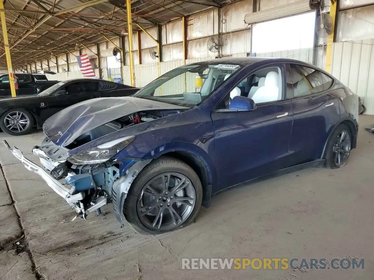 1 fotografías del automóvil dañado 7SAYGDEE9RA320636 TESLA MODEL Y 2024