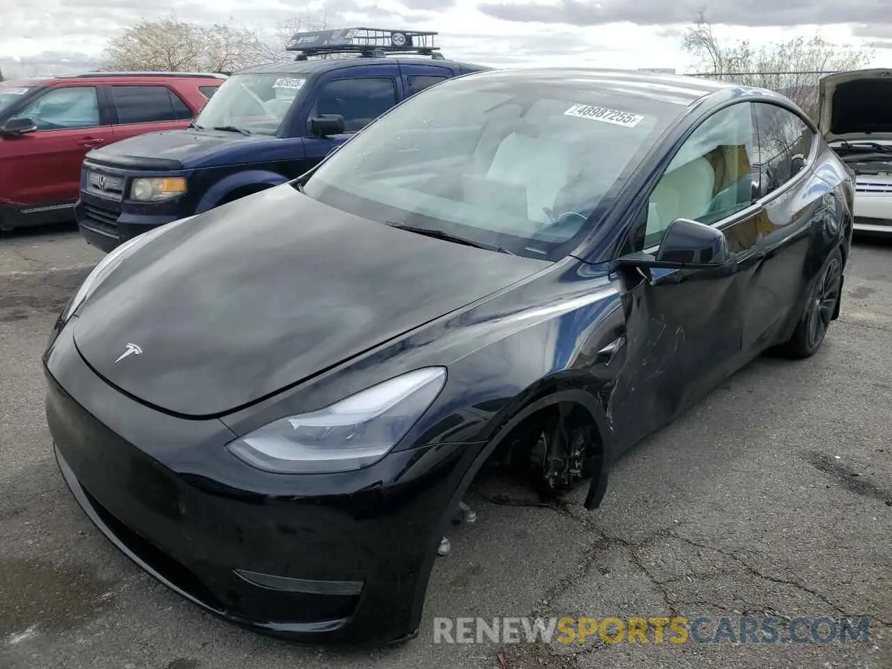 1 fotografías del automóvil dañado 7SAYGDEE9RA323200 TESLA MODEL Y 2024