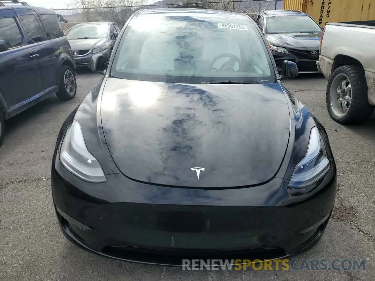 5 fotografías del automóvil dañado 7SAYGDEE9RA323200 TESLA MODEL Y 2024