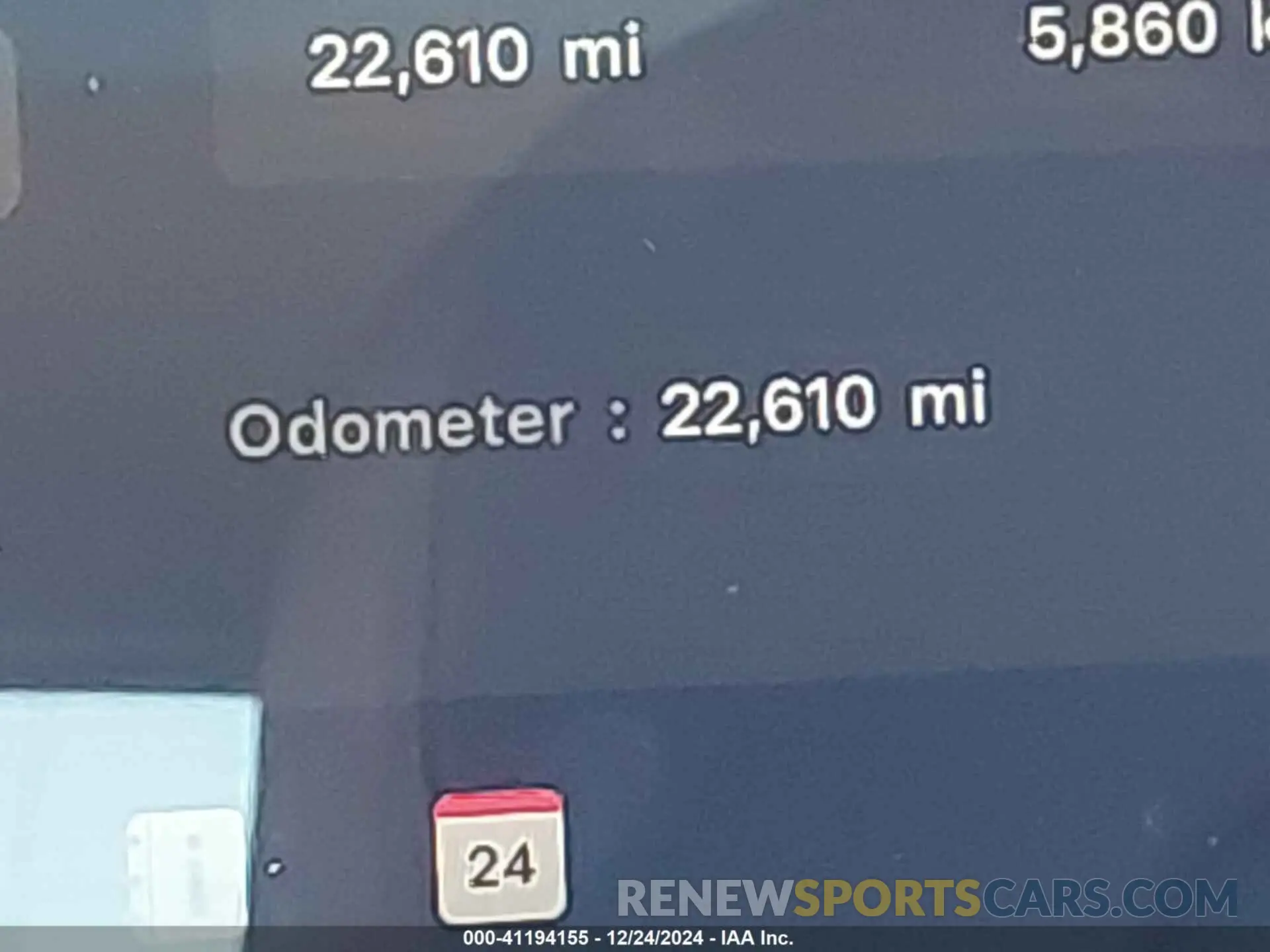 15 fotografías del automóvil dañado 7SAYGDEE9RF071001 TESLA MODEL Y 2024
