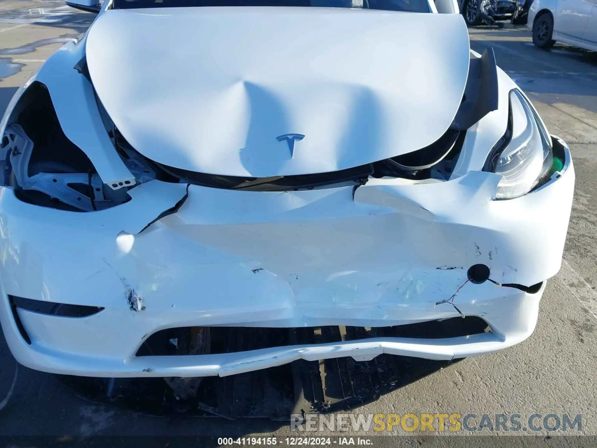 6 fotografías del automóvil dañado 7SAYGDEE9RF071001 TESLA MODEL Y 2024
