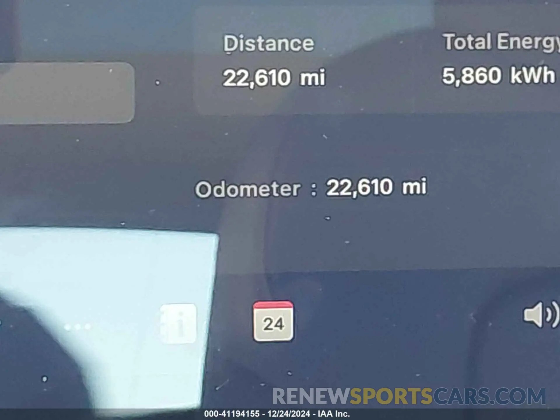 7 fotografías del automóvil dañado 7SAYGDEE9RF071001 TESLA MODEL Y 2024