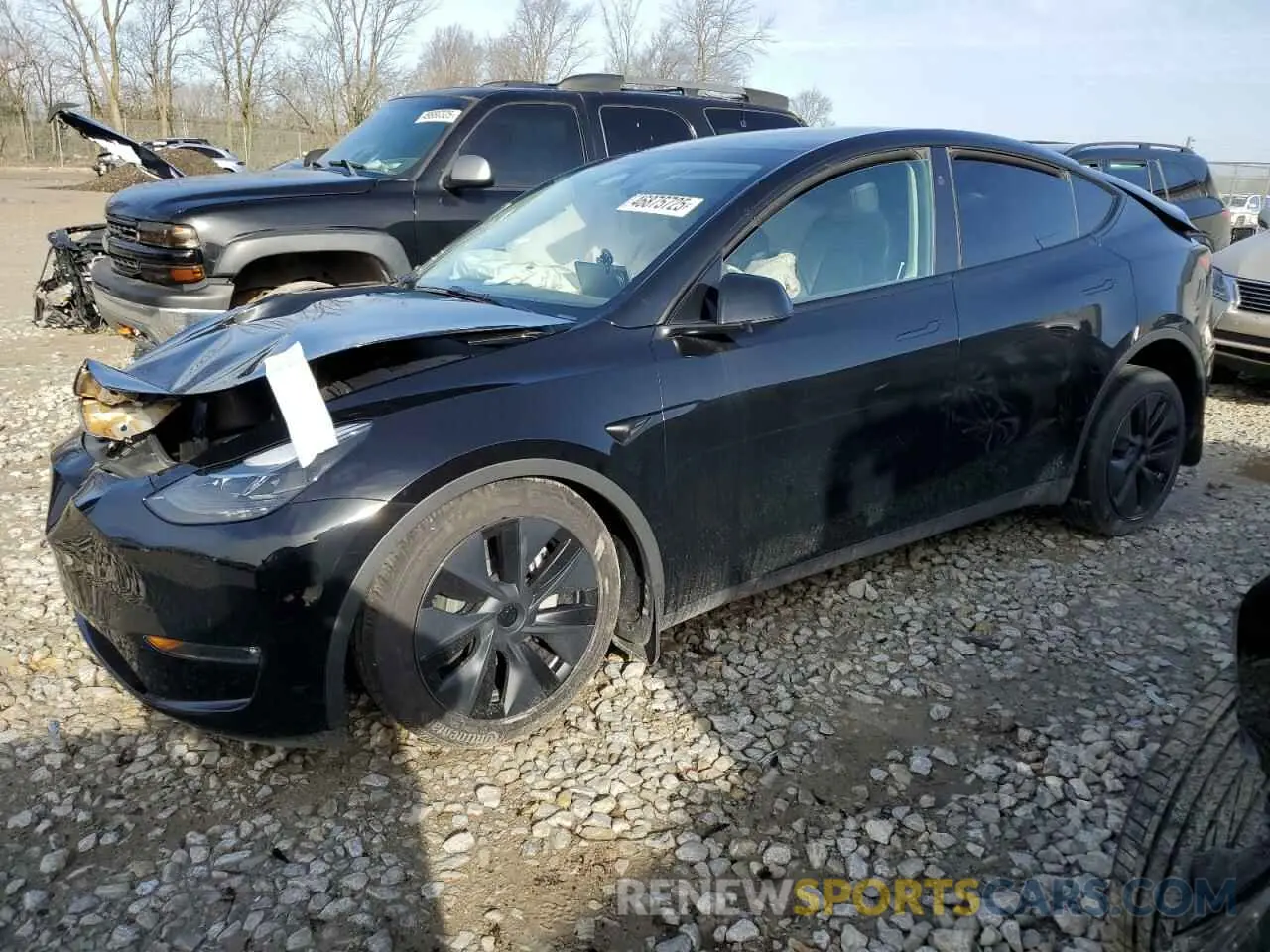 1 fotografías del automóvil dañado 7SAYGDEE9RF183281 TESLA MODEL Y 2024