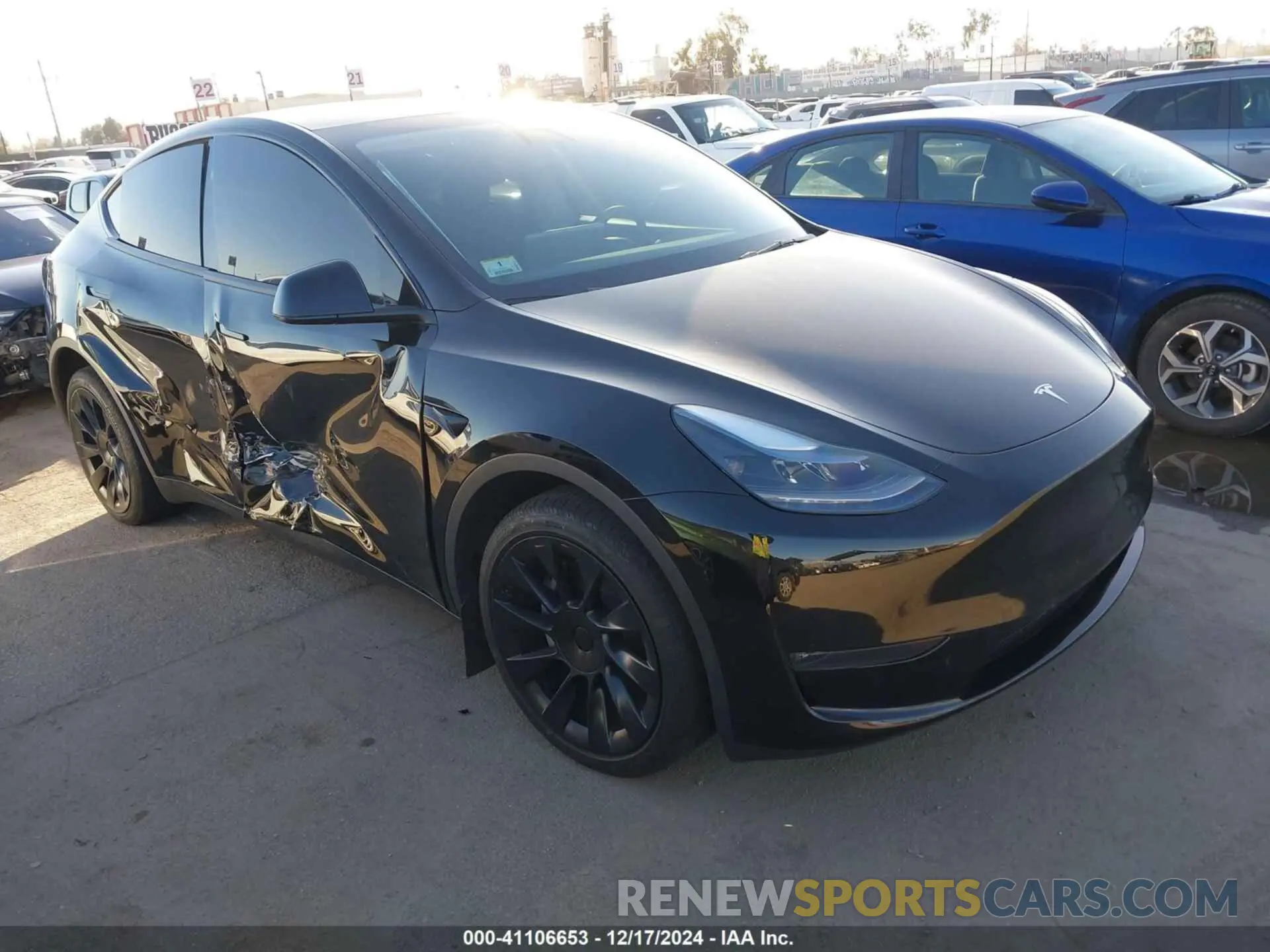 1 fotografías del automóvil dañado 7SAYGDEEXRA216186 TESLA MODEL Y 2024