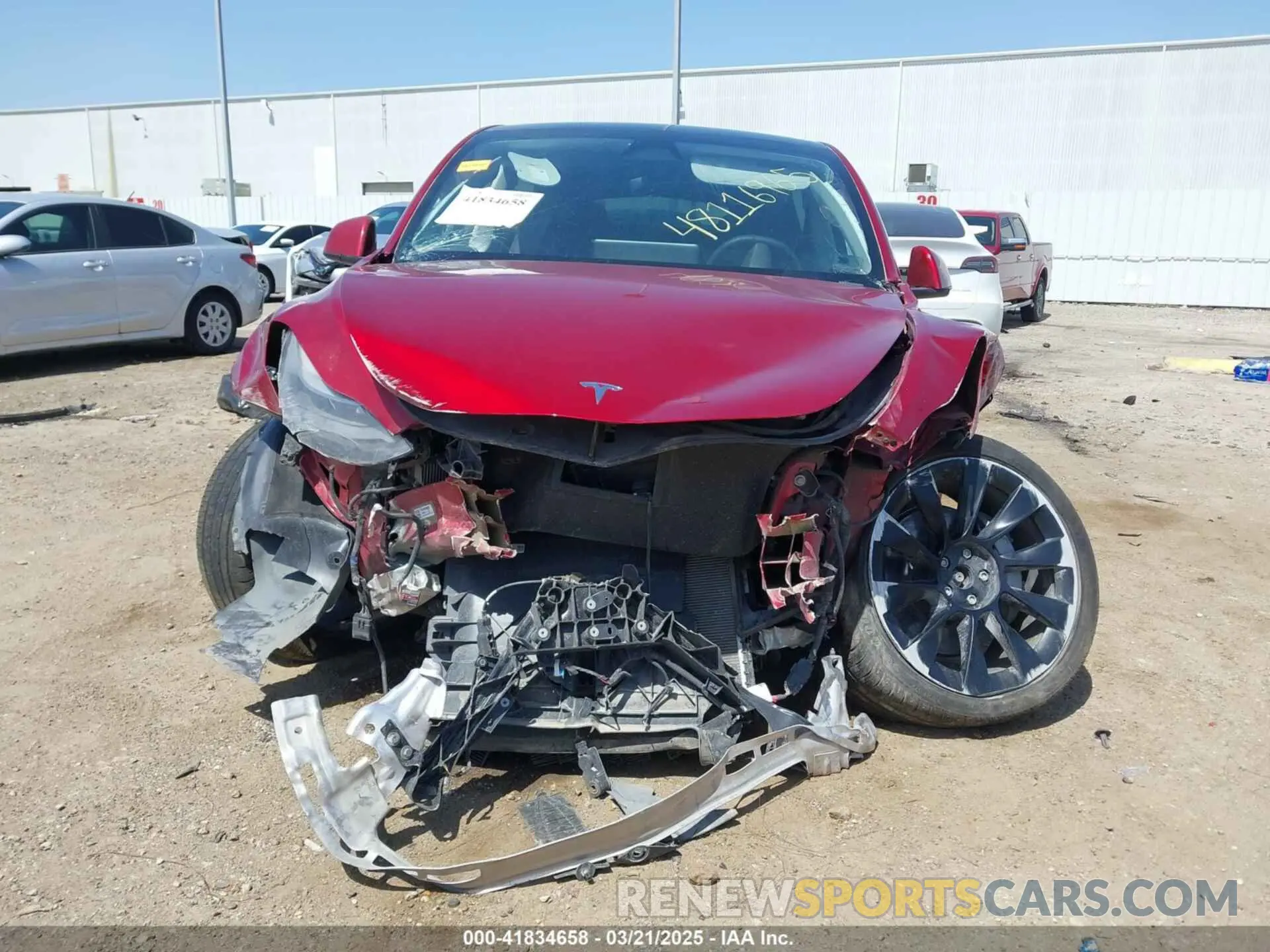 12 fotografías del automóvil dañado 7SAYGDEEXRA236065 TESLA MODEL Y 2024