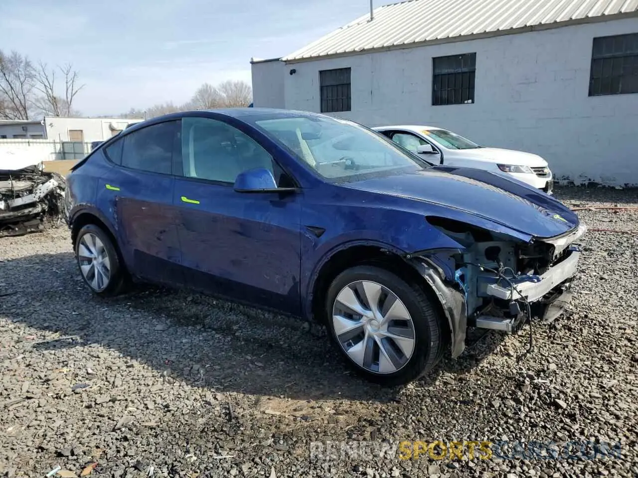 4 fotografías del automóvil dañado 7SAYGDEEXRA237216 TESLA MODEL Y 2024