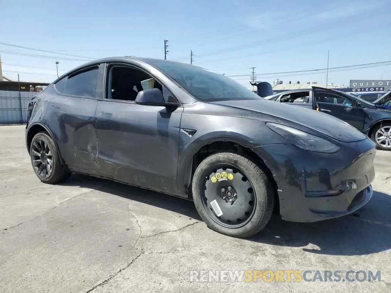 4 fotografías del automóvil dañado 7SAYGDEEXRA237667 TESLA MODEL Y 2024