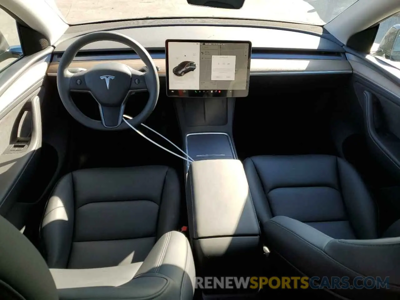 8 fotografías del automóvil dañado 7SAYGDEEXRA256106 TESLA MODEL Y 2024