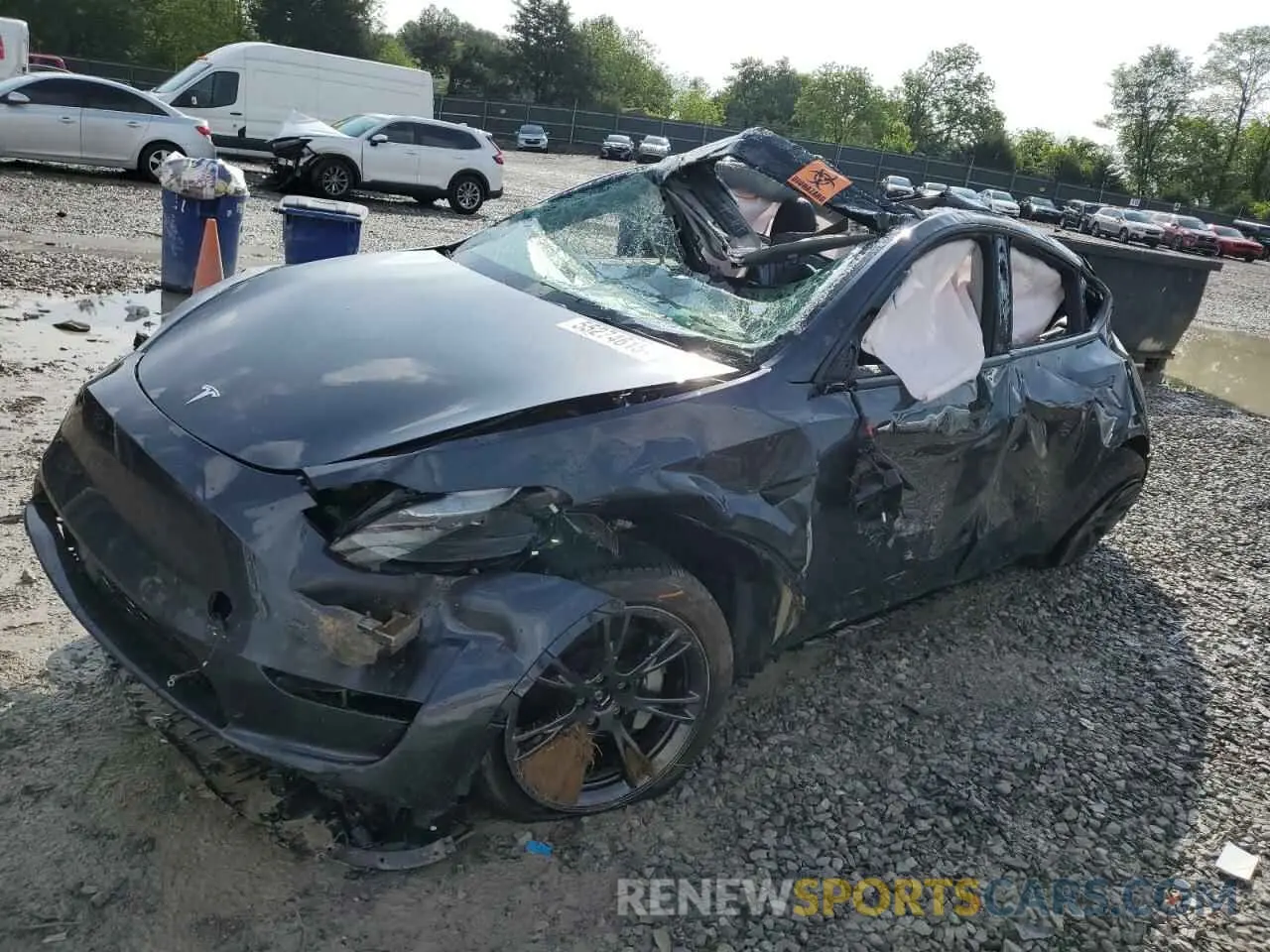 1 fotografías del automóvil dañado 7SAYGDEEXRA324517 TESLA MODEL Y 2024