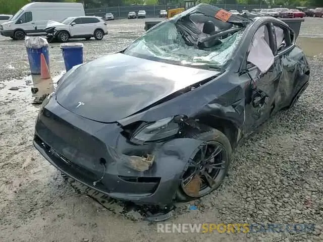 14 fotografías del automóvil dañado 7SAYGDEEXRA324517 TESLA MODEL Y 2024