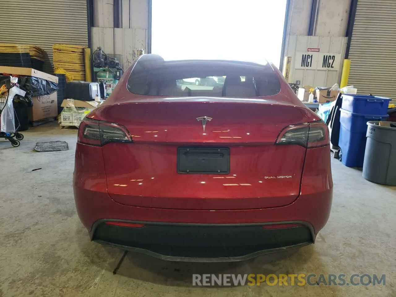 6 fotografías del automóvil dañado 7SAYGDEEXRF043367 TESLA MODEL Y 2024