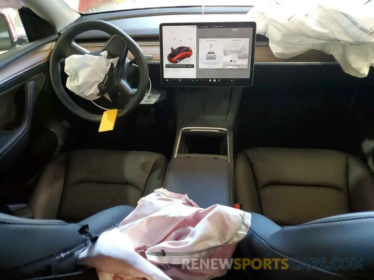 8 fotografías del automóvil dañado 7SAYGDEEXRF043367 TESLA MODEL Y 2024