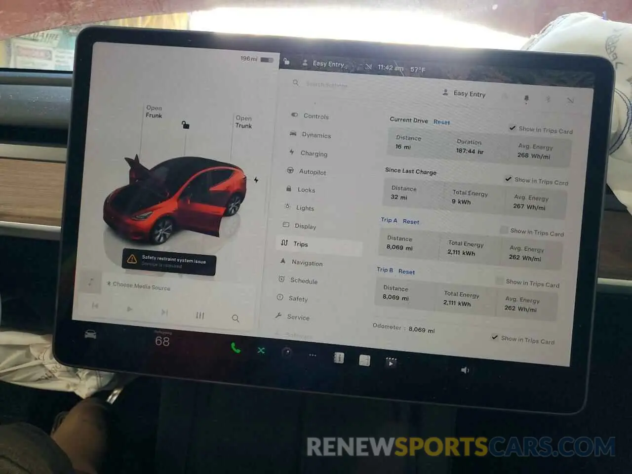 9 fotografías del automóvil dañado 7SAYGDEEXRF043367 TESLA MODEL Y 2024