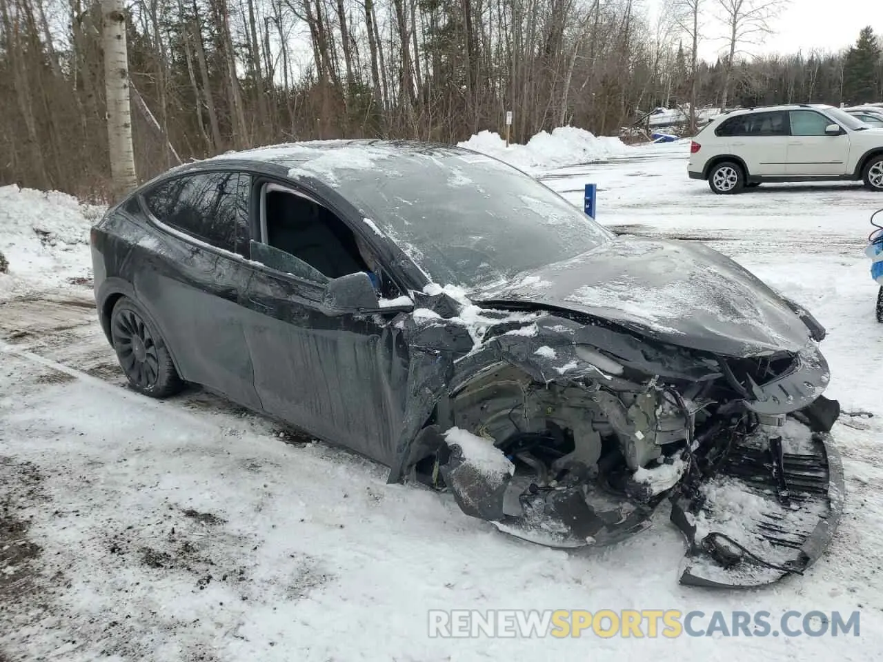 4 fotografías del automóvil dañado 7SAYGDEEXRF090219 TESLA MODEL Y 2024
