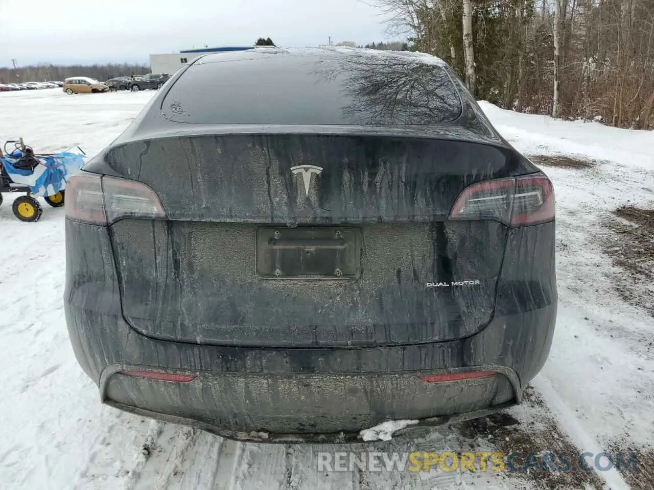 6 fotografías del automóvil dañado 7SAYGDEEXRF090219 TESLA MODEL Y 2024