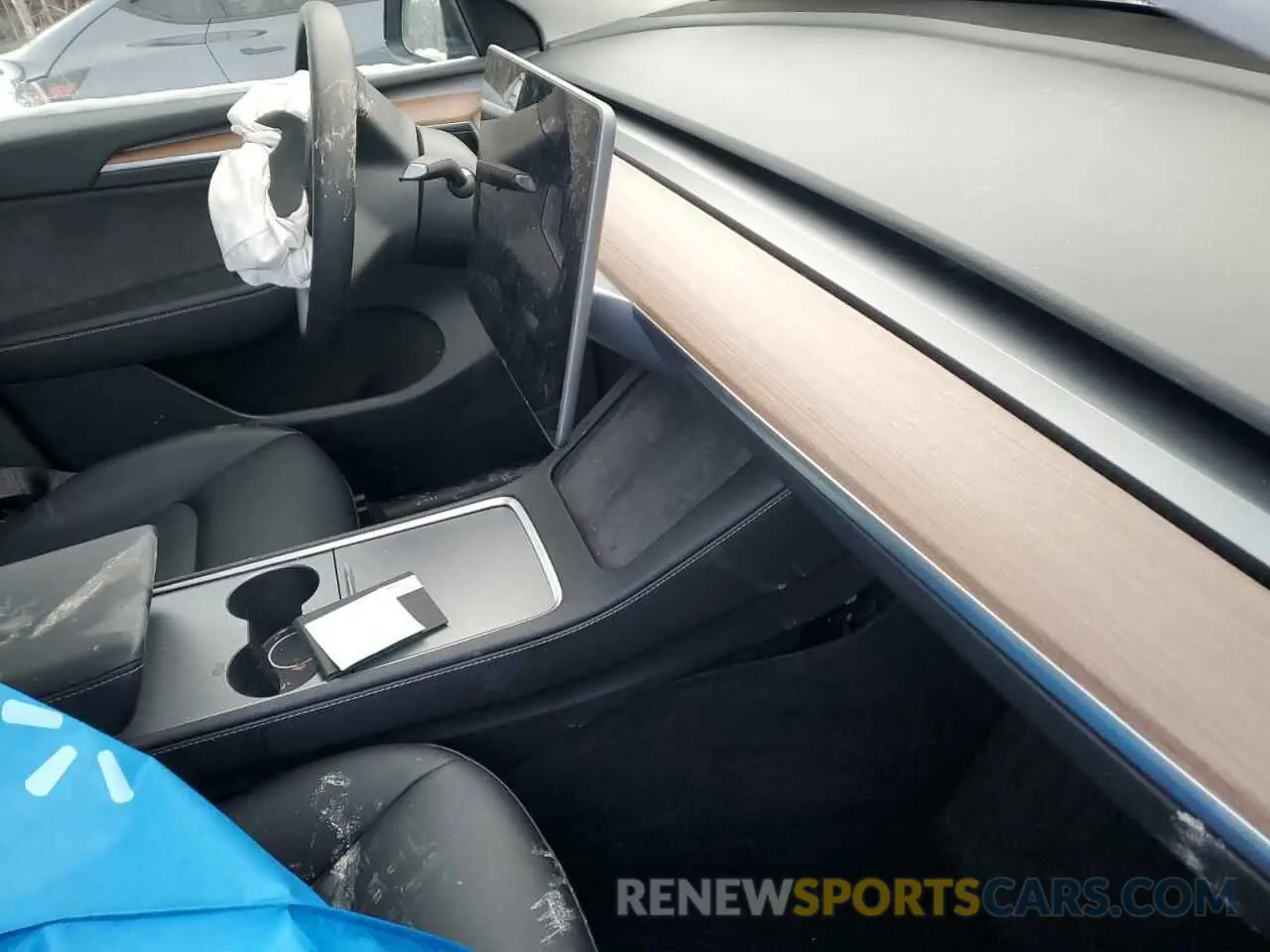 8 fotografías del automóvil dañado 7SAYGDEEXRF090219 TESLA MODEL Y 2024