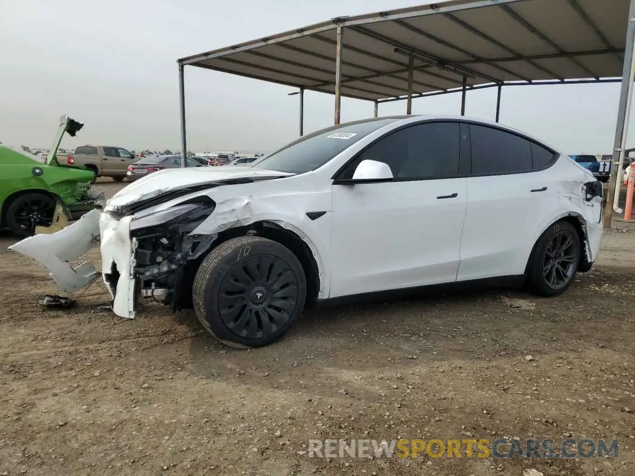 1 fotografías del automóvil dañado 7SAYGDEEXRF104913 TESLA MODEL Y 2024