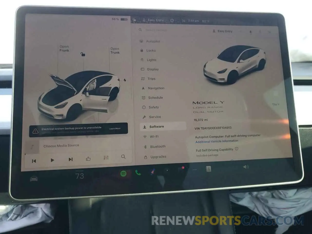 9 fotografías del automóvil dañado 7SAYGDEEXRF104913 TESLA MODEL Y 2024