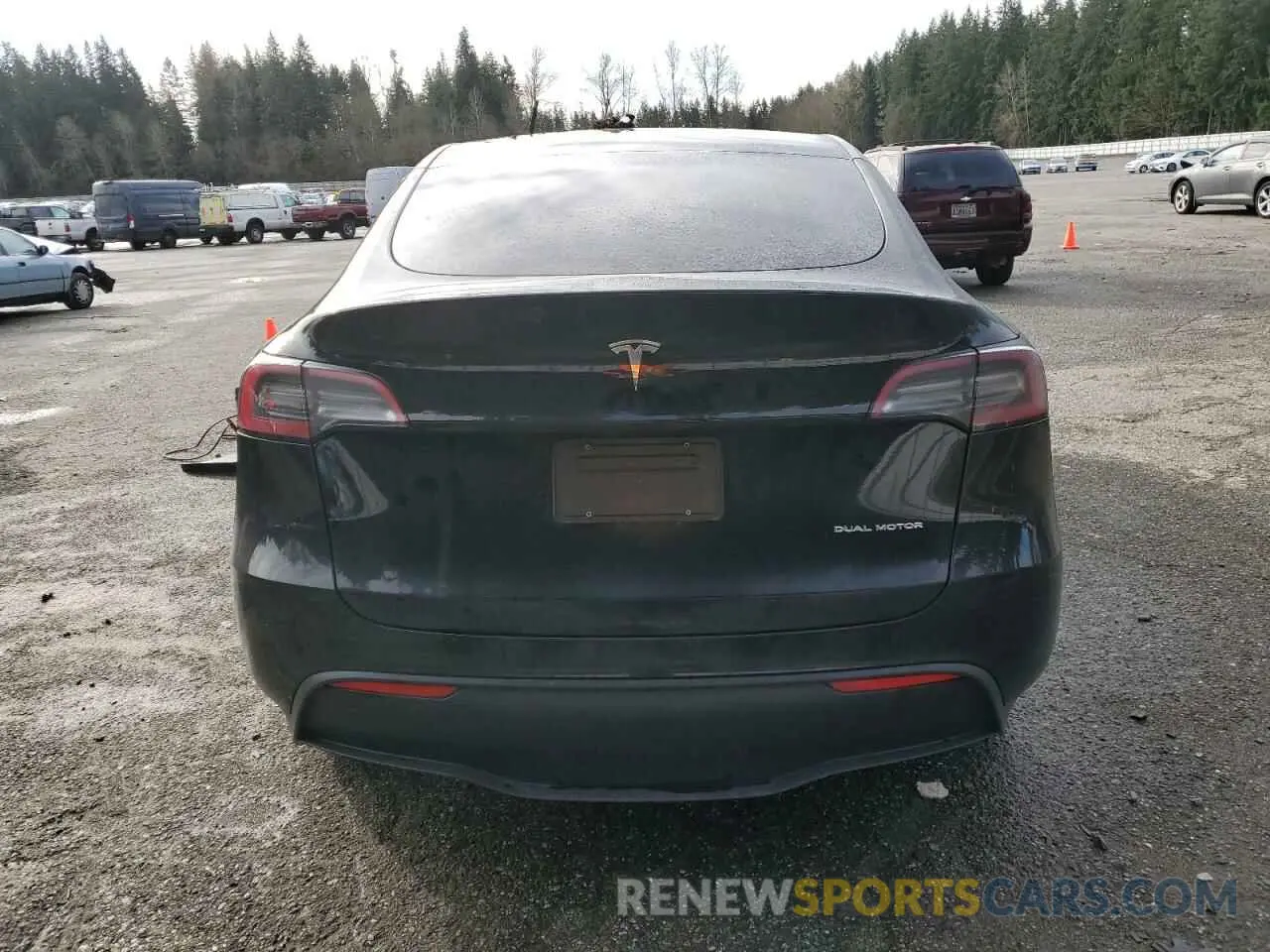 6 fotografías del automóvil dañado 7SAYGDEEXRF119119 TESLA MODEL Y 2024