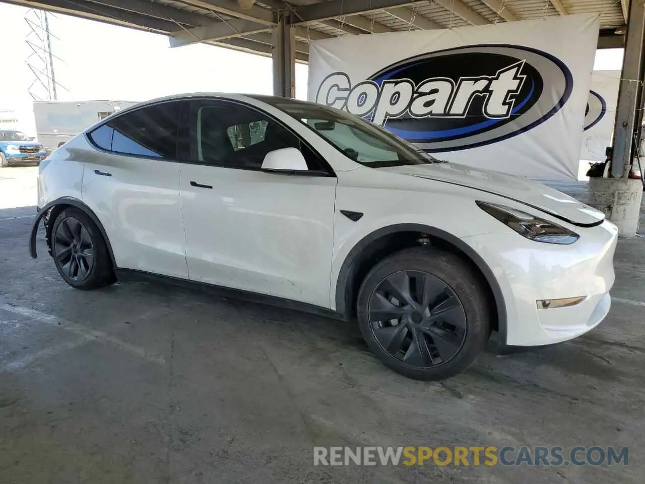 4 fotografías del automóvil dañado 7SAYGDEEXRF122859 TESLA MODEL Y 2024