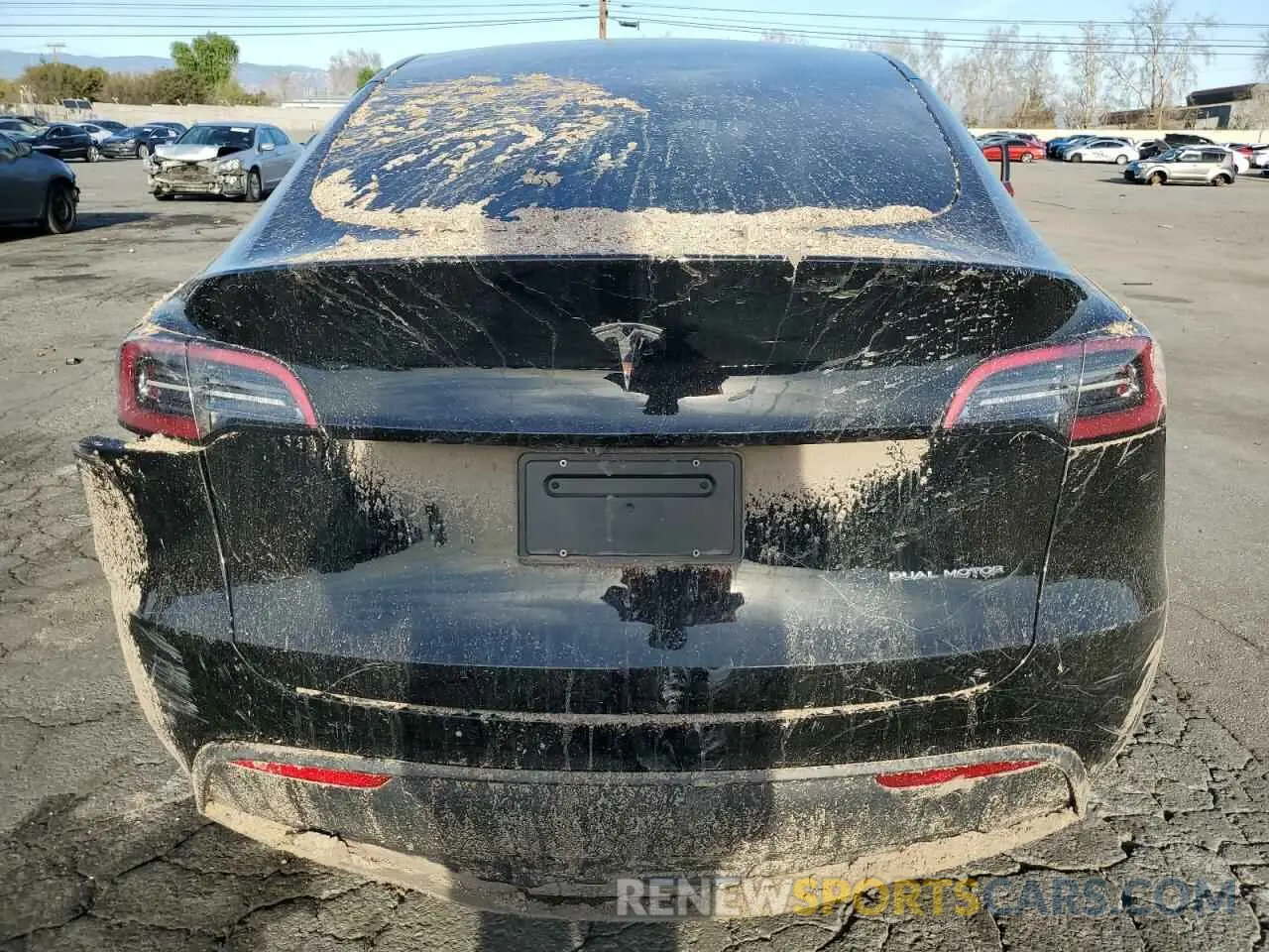 6 fotografías del automóvil dañado 7SAYGDEEXRF123848 TESLA MODEL Y 2024
