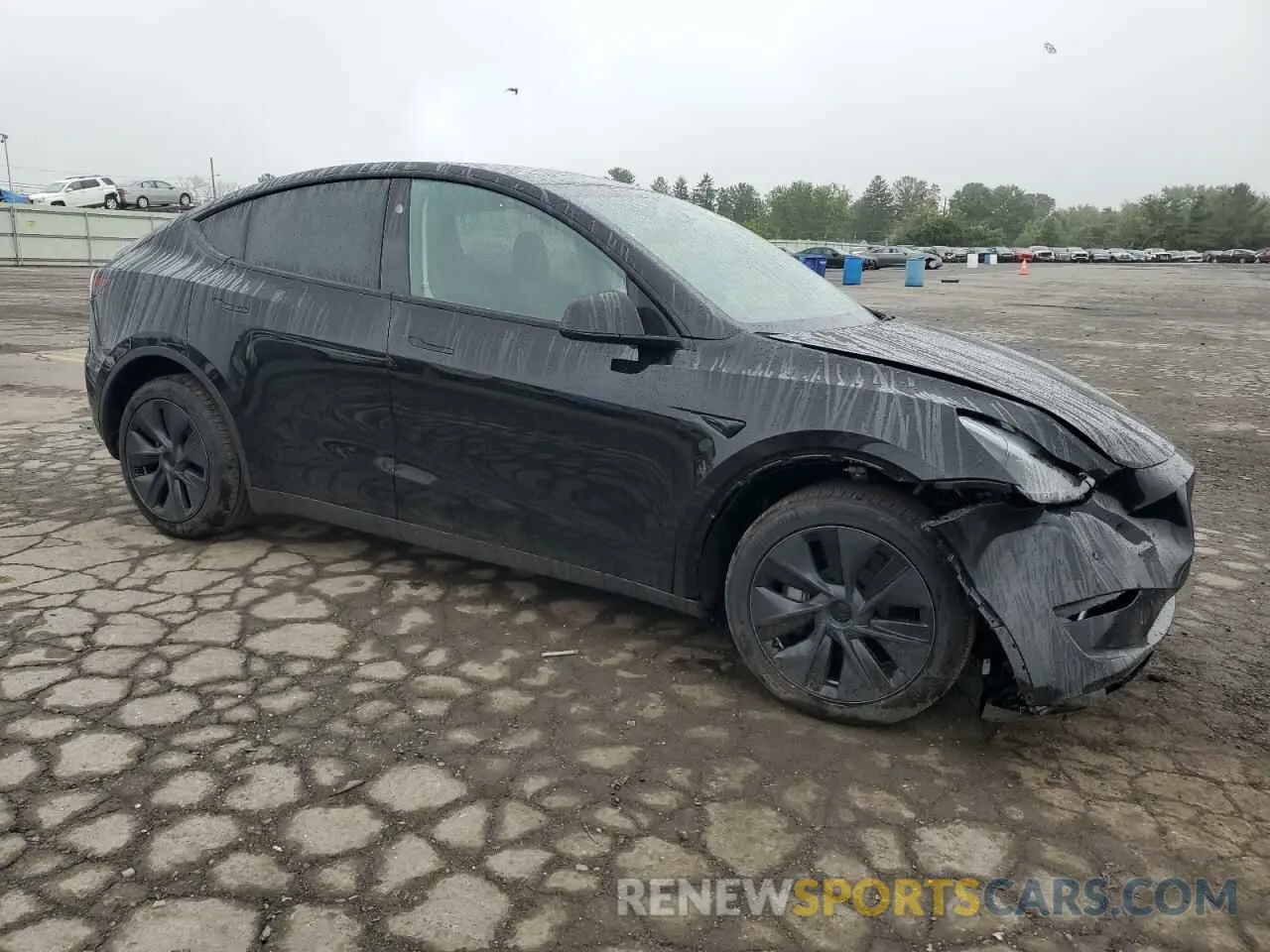 4 fotografías del automóvil dañado 7SAYGDEEXRF149334 TESLA MODEL Y 2024