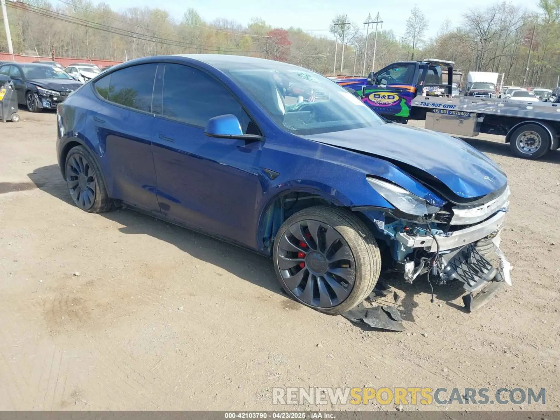 1 fotografías del automóvil dañado 7SAYGDEF0RA267754 TESLA MODEL Y 2024