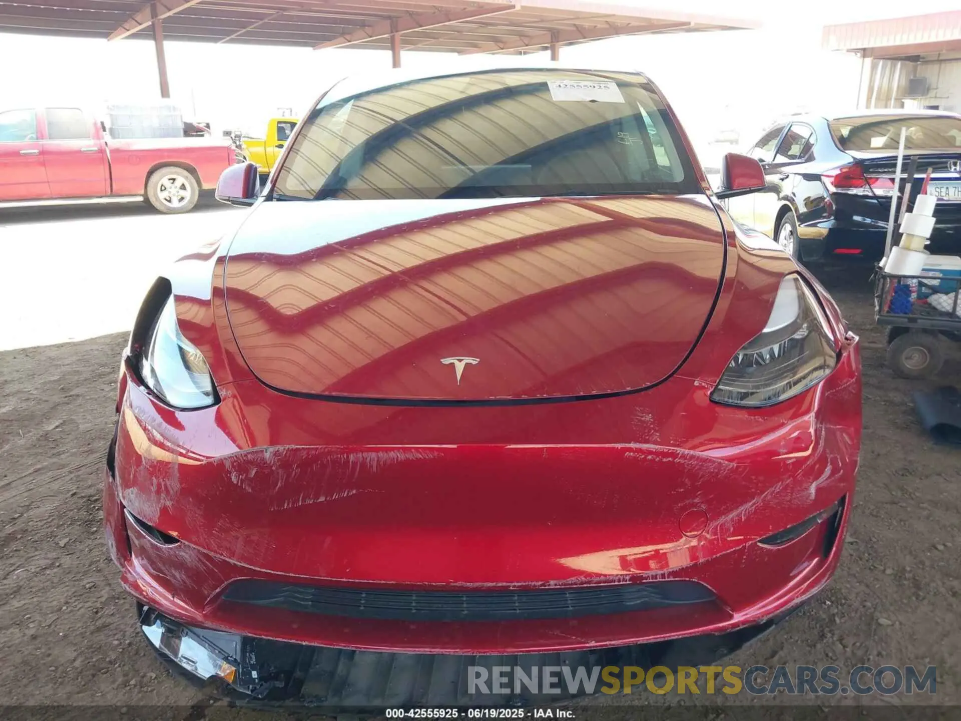 12 fotografías del automóvil dañado 7SAYGDEF0RF048313 TESLA MODEL Y 2024