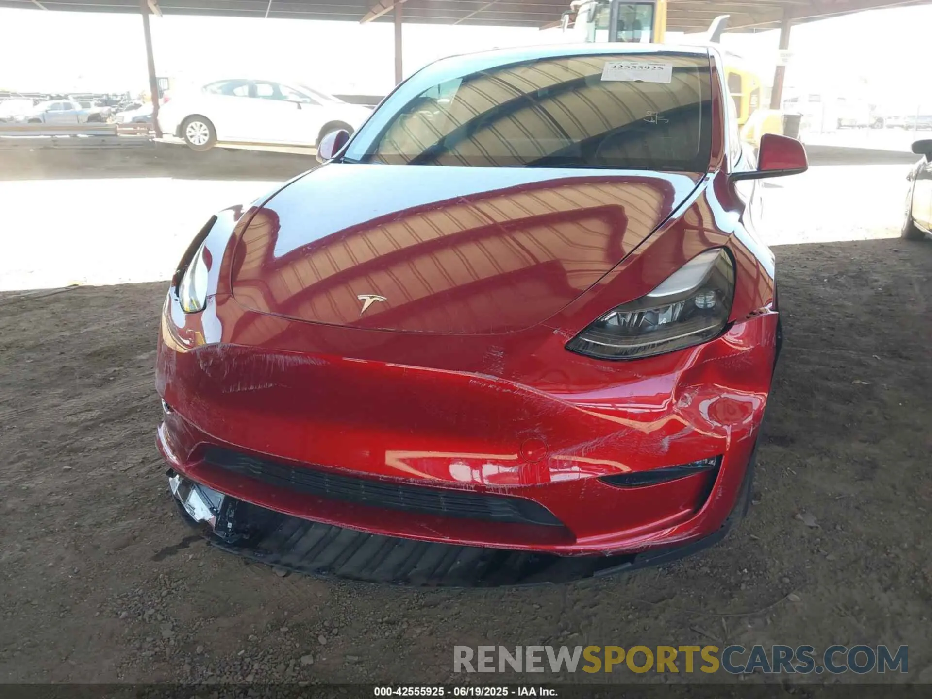 6 fotografías del automóvil dañado 7SAYGDEF0RF048313 TESLA MODEL Y 2024