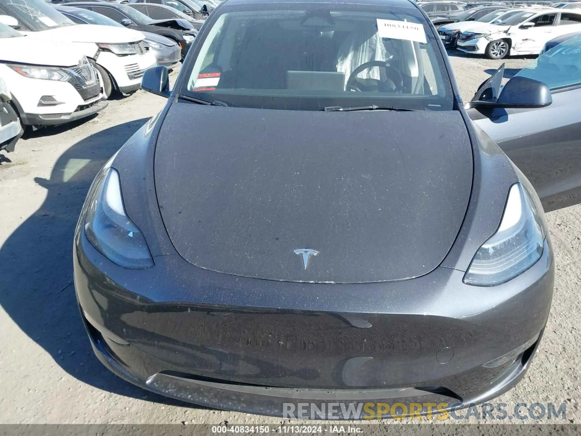 10 fotografías del automóvil dañado 7SAYGDEF0RF051809 TESLA MODEL Y 2024