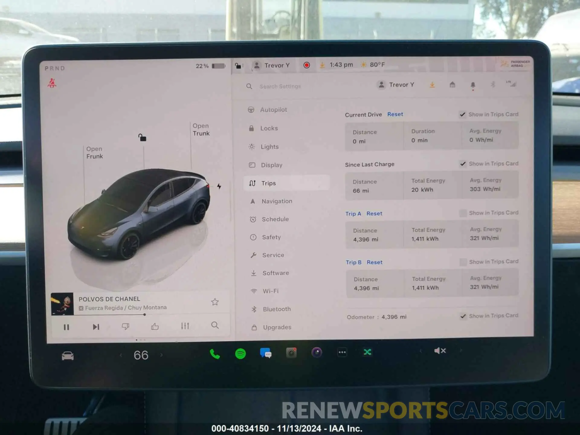 7 fotografías del automóvil dañado 7SAYGDEF0RF051809 TESLA MODEL Y 2024