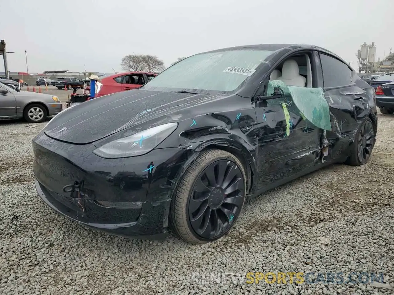 1 fotografías del automóvil dañado 7SAYGDEF1RF028278 TESLA MODEL Y 2024
