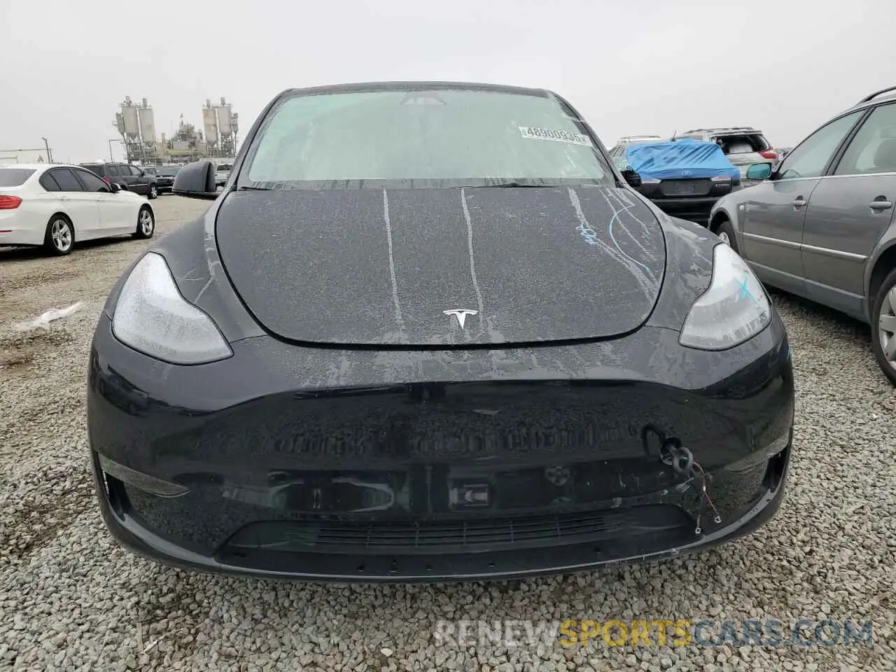 5 fotografías del automóvil dañado 7SAYGDEF1RF028278 TESLA MODEL Y 2024