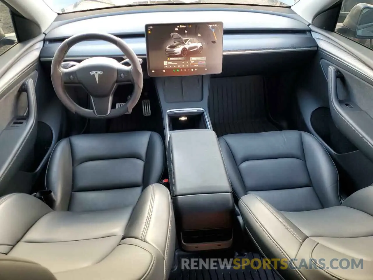 8 fotografías del automóvil dañado 7SAYGDEF2RF113873 TESLA MODEL Y 2024