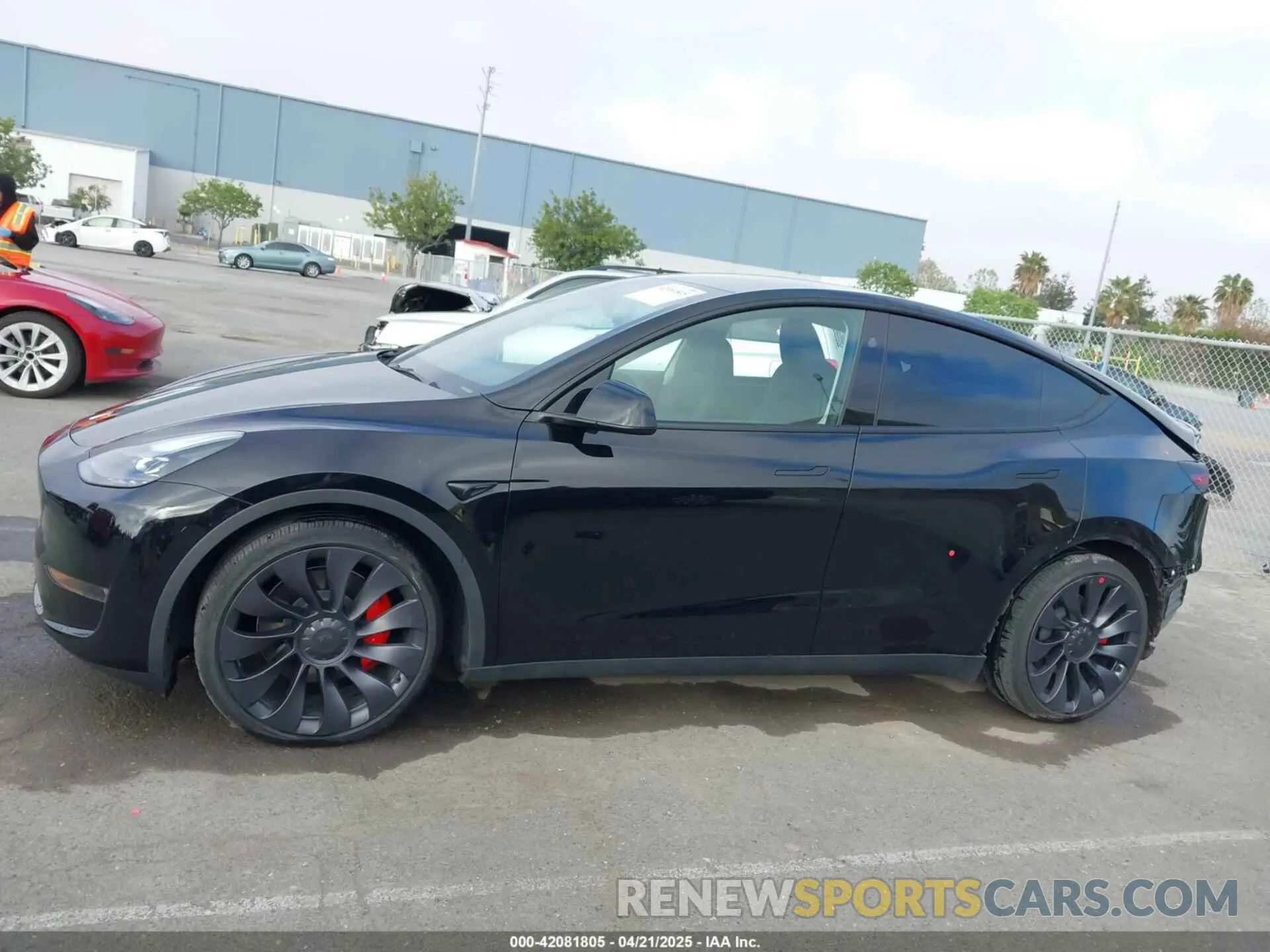 14 fotografías del automóvil dañado 7SAYGDEF2RF125439 TESLA MODEL Y 2024