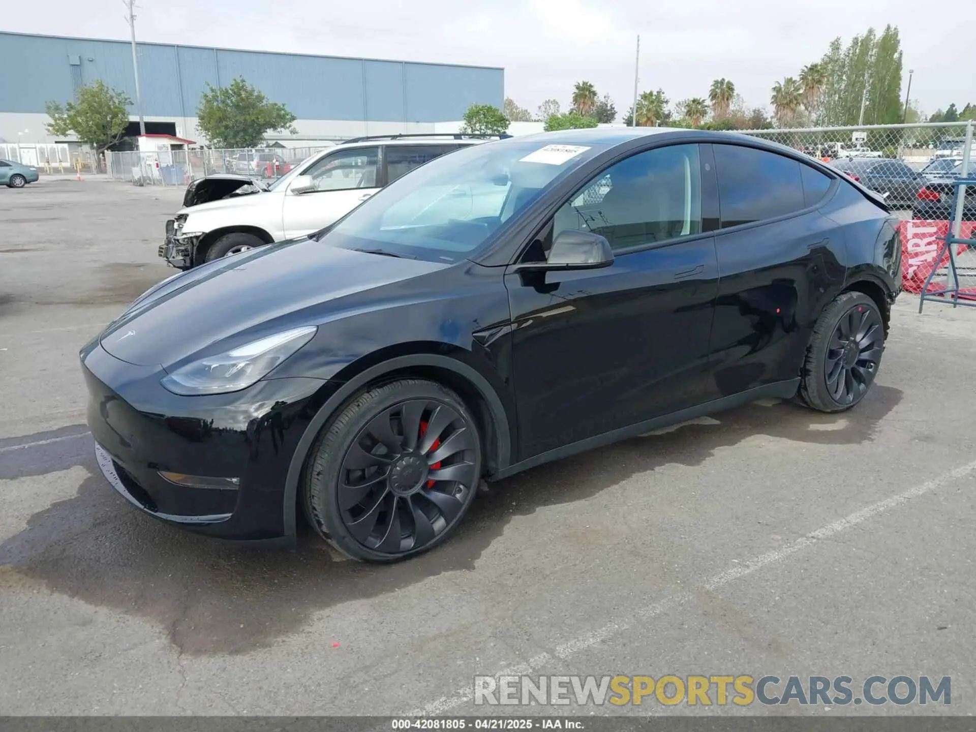 2 fotografías del automóvil dañado 7SAYGDEF2RF125439 TESLA MODEL Y 2024