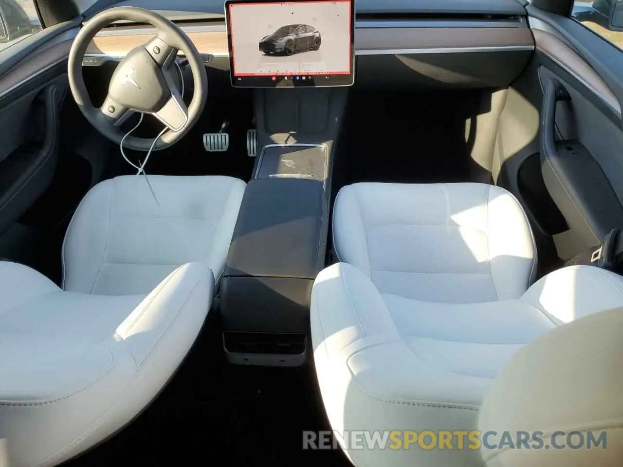 8 fotografías del automóvil dañado 7SAYGDEF3RF049892 TESLA MODEL Y 2024