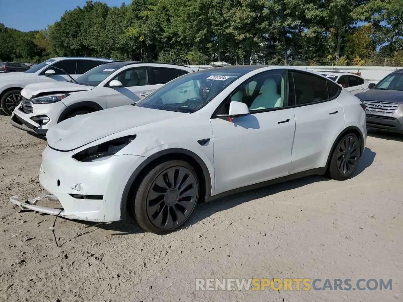 1 fotografías del automóvil dañado 7SAYGDEF4RA266087 TESLA MODEL Y 2024