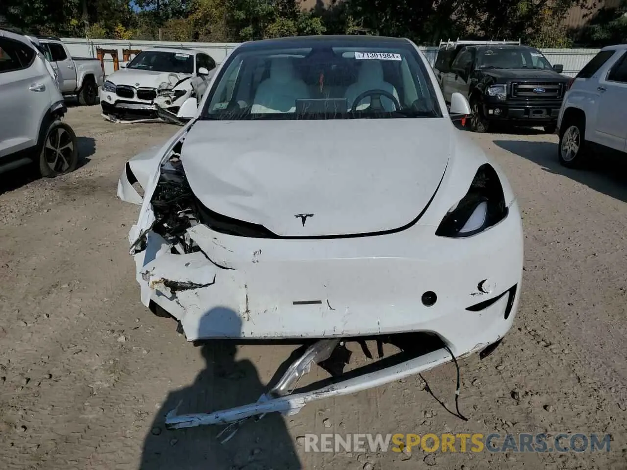 5 fotografías del automóvil dañado 7SAYGDEF4RA266087 TESLA MODEL Y 2024