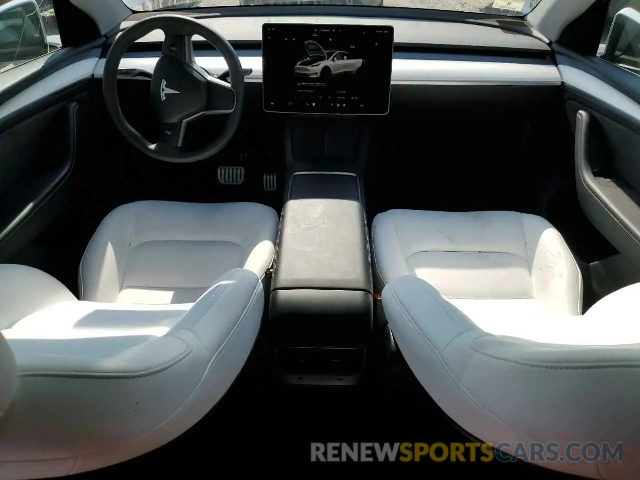 8 fotografías del automóvil dañado 7SAYGDEF4RA266087 TESLA MODEL Y 2024