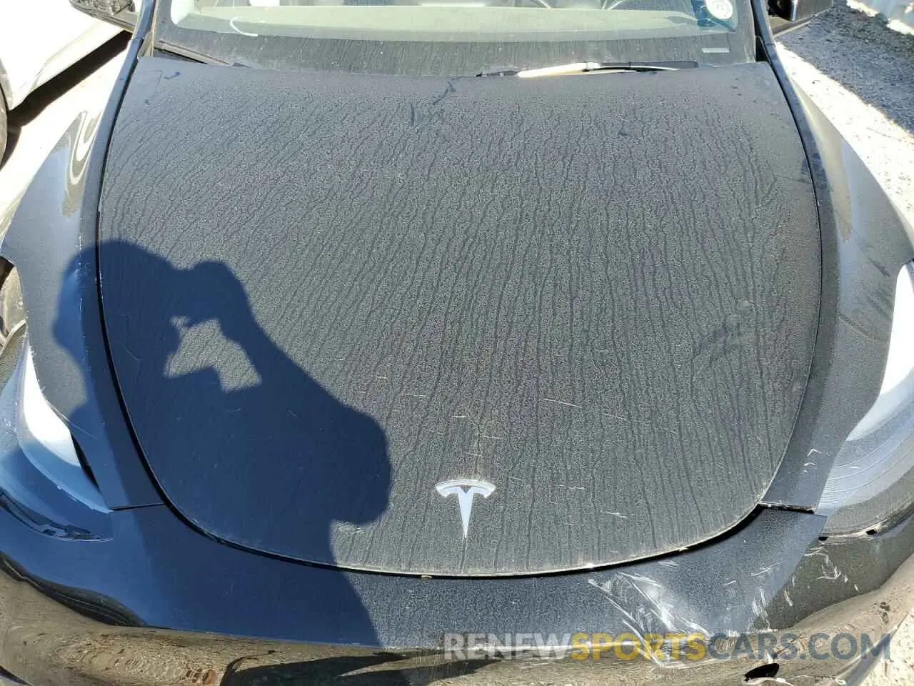 11 fotografías del automóvil dañado 7SAYGDEF4RF064207 TESLA MODEL Y 2024