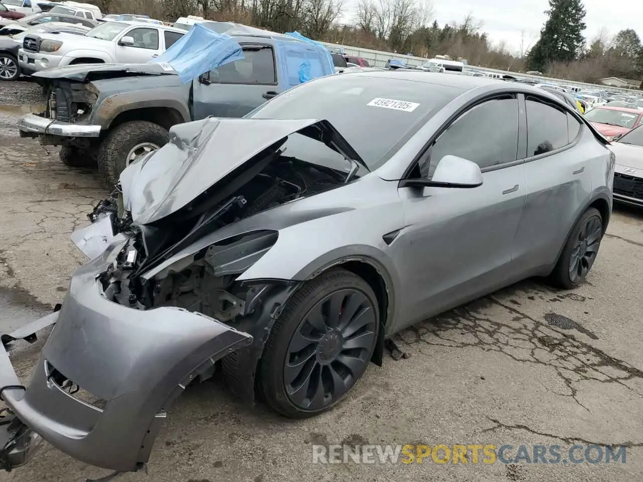 1 fotografías del automóvil dañado 7SAYGDEF4RF152108 TESLA MODEL Y 2024