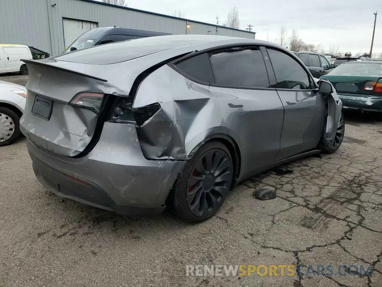 3 fotografías del automóvil dañado 7SAYGDEF4RF152108 TESLA MODEL Y 2024