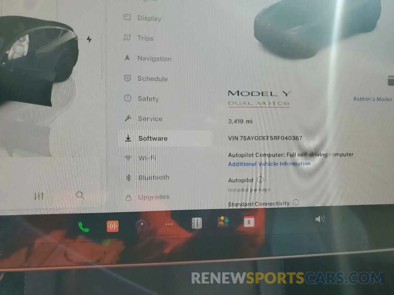 9 fotografías del automóvil dañado 7SAYGDEF5RF040367 TESLA MODEL Y 2024